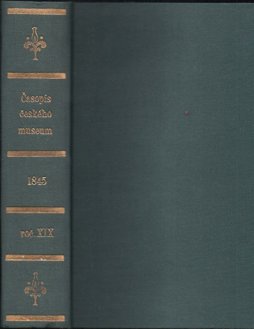Časopis českého museum 1845 (kompletní)