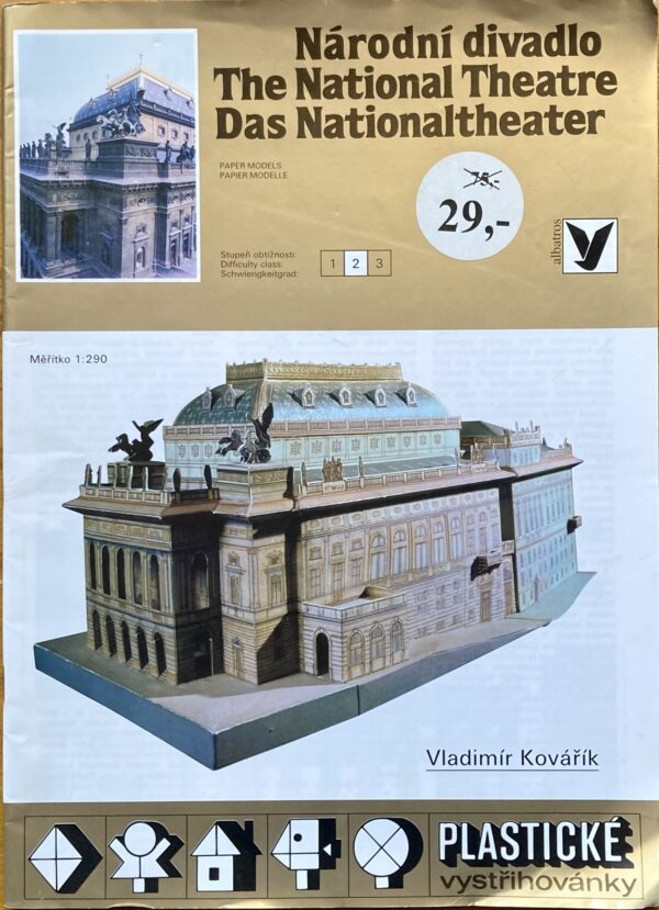 Národní divadlo - Plastické vystřihovánky