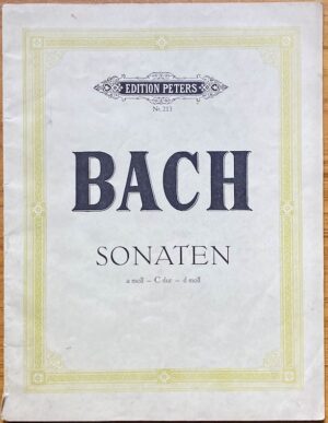 Bach - Sonaten