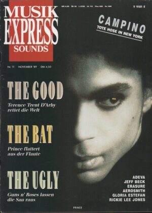 Musik Express Sounds Nr. 11, November 1989
