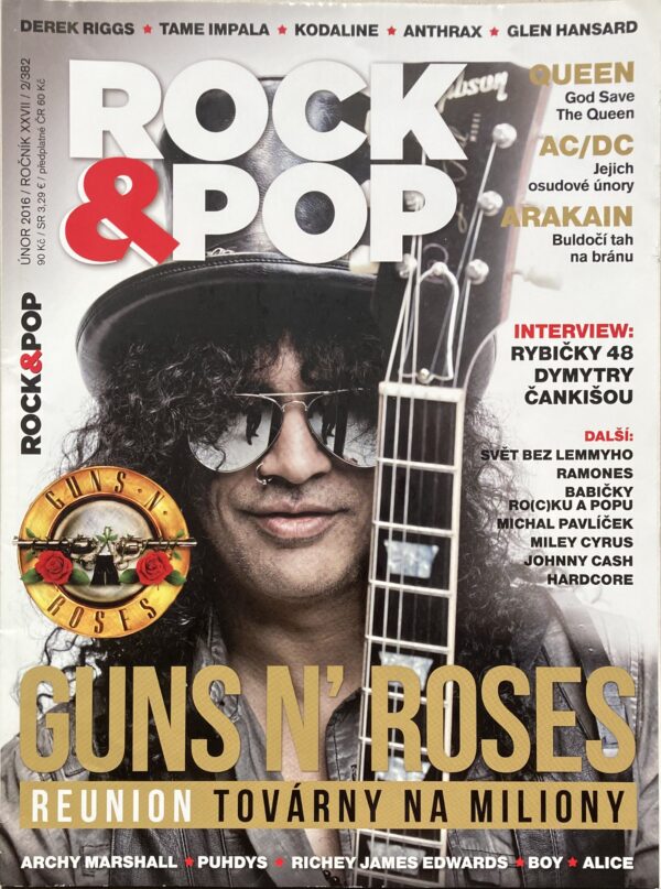Rock & Pop, Únor 2016, roč. XXVII
