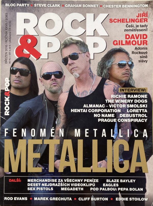 Rock & Pop, Březen 2016, roč. XXVII