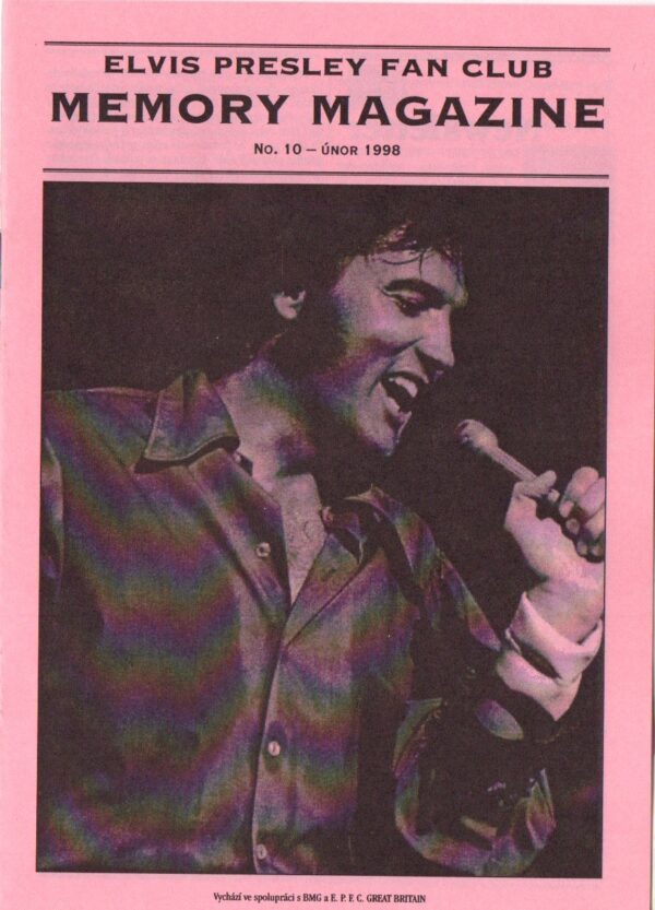 Elvis Presley Fan Club MEMORY MAGAZINE, No. 10, 1998