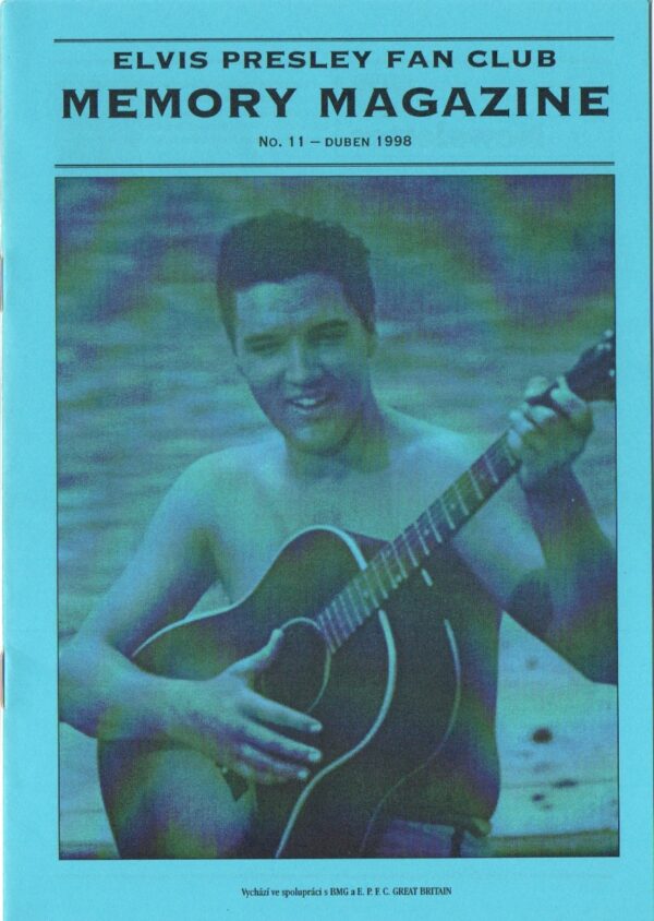 Elvis Presley Fan Club MEMORY MAGAZINE, No. 11, 1998