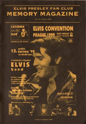 Elvis Presley Fan Club MEMORY MAGAZINE, No. 18, 1999