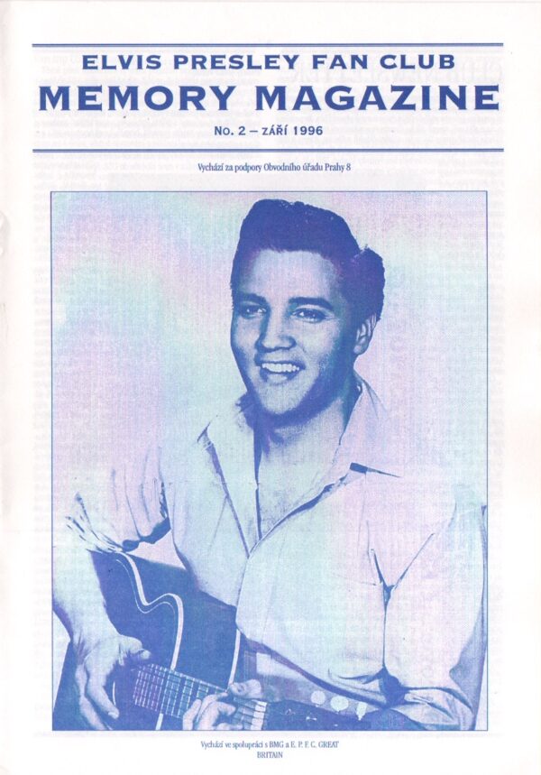 Elvis Presley Fan Club MEMORY MAGAZINE, No. 2, 1996