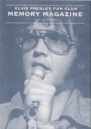 Elvis Presley Fan Club MEMORY MAGAZINE, No. 22, 2000