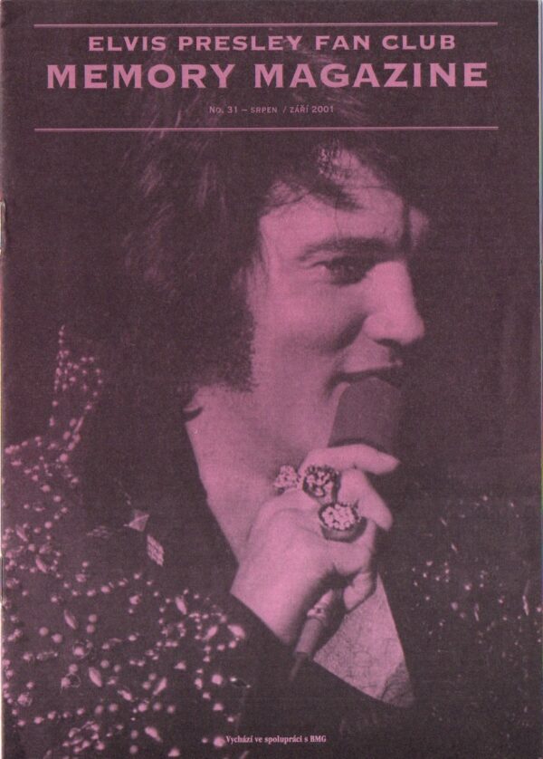 Elvis Presley Fan Club MEMORY MAGAZINE, No. 31, 2001
