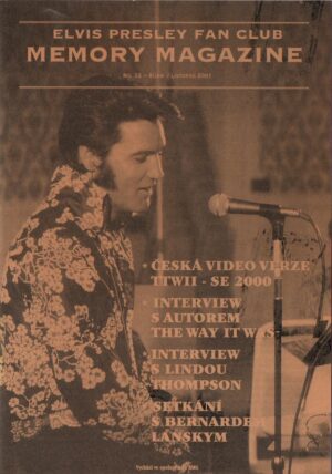 Elvis Presley Fan Club MEMORY MAGAZINE, No. 32, 2001