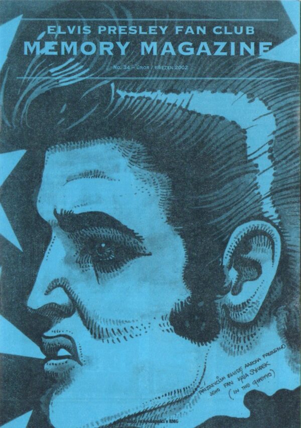 Elvis Presley Fan Club MEMORY MAGAZINE, No. 34, 2002