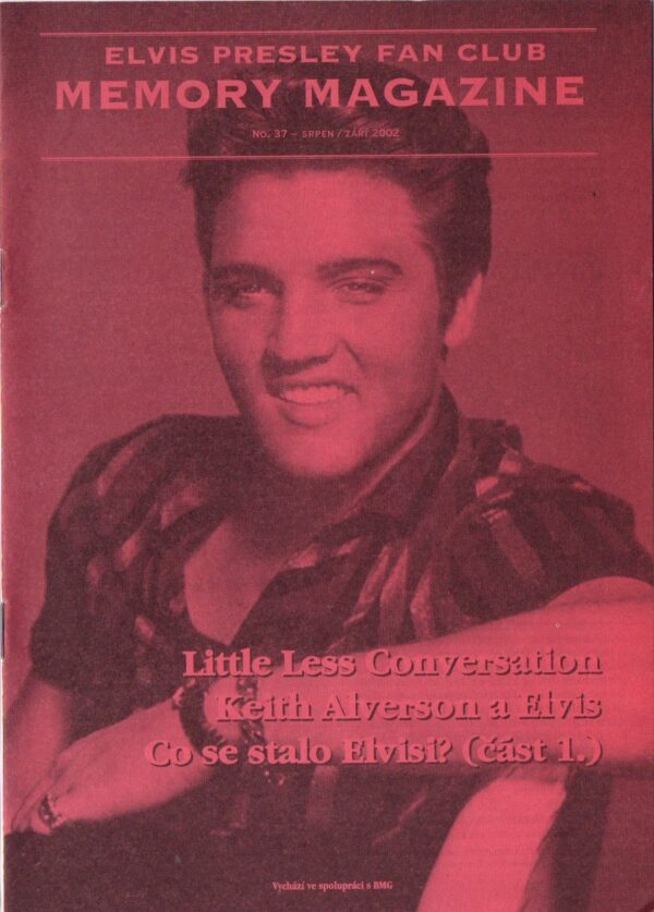 Elvis Presley Fan Club MEMORY MAGAZINE, No. 37, 2002