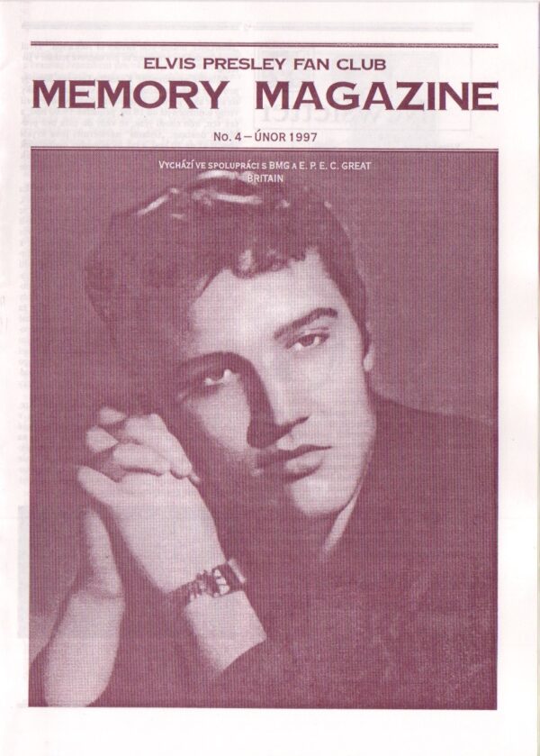 Elvis Presley Fan Club MEMORY MAGAZINE, No. 4, 1997