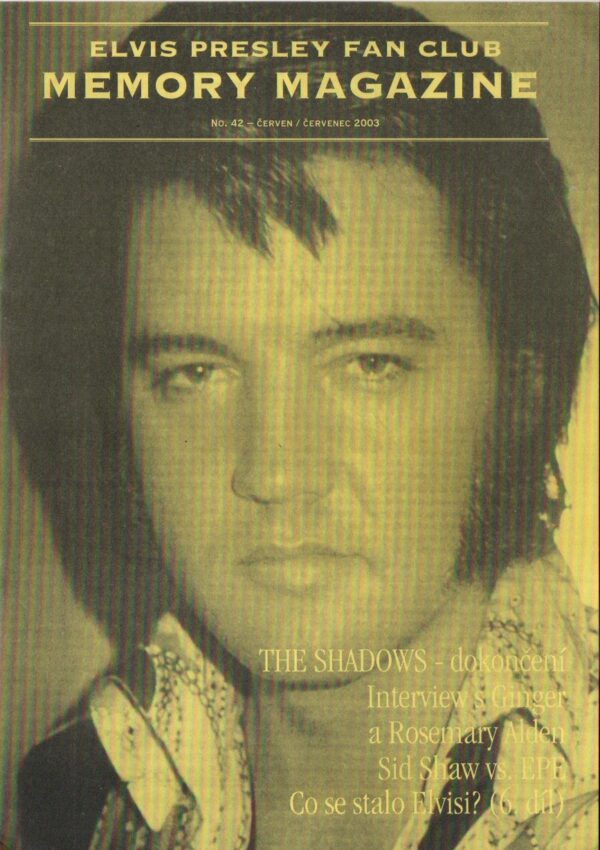 Elvis Presley Fan Club MEMORY MAGAZINE, No. 42, 2003