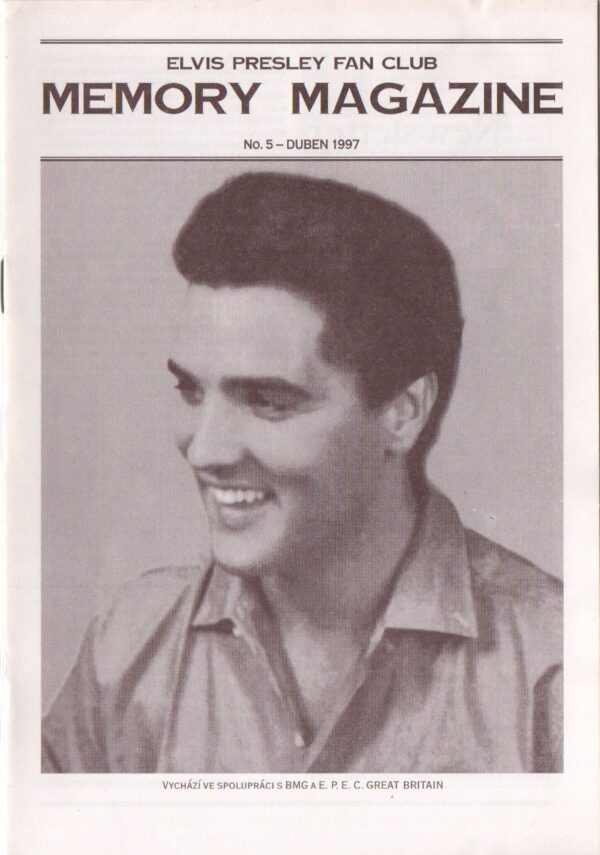 Elvis Presley Fan Club MEMORY MAGAZINE, No. 5, 1997