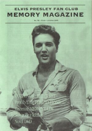 Elvis Presley Fan Club MEMORY MAGAZINE, No. 56, 2005