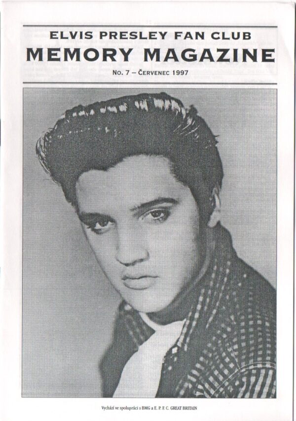 Elvis Presley Fan Club MEMORY MAGAZINE, No. 7, 1997