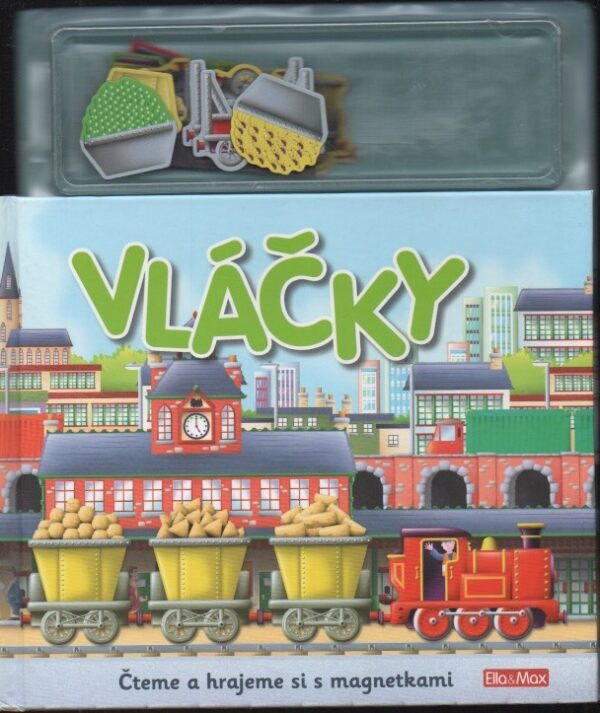 Vláčky - Čteme a hrajeme si s magnetkami
