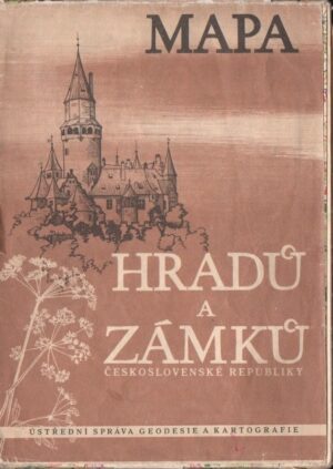 Mapa hradů a zámků Československé republiky